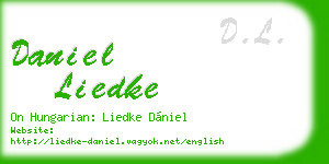 daniel liedke business card
