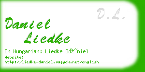 daniel liedke business card